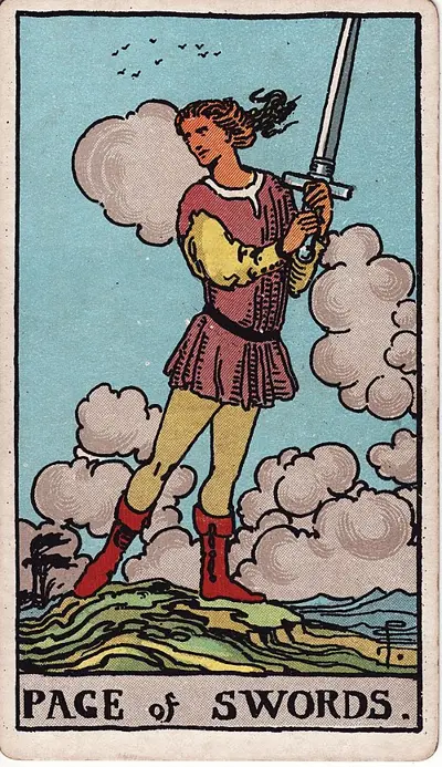 Page of Swords tarot card