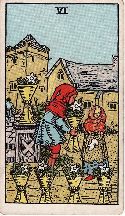 Six of Cups tarot card